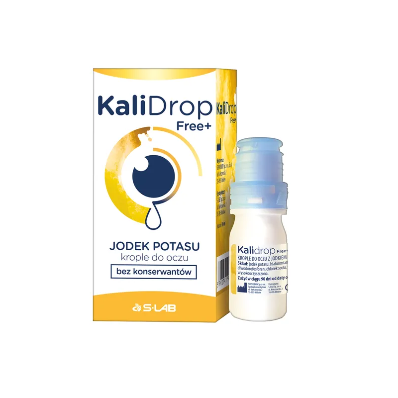 KaliDrop Free krople do oczu z jodkiem potasu bez konserwantów 10 ml