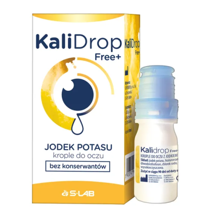 KaliDrop Free krople do oczu z jodkiem potasu bez konserwantów 10 ml