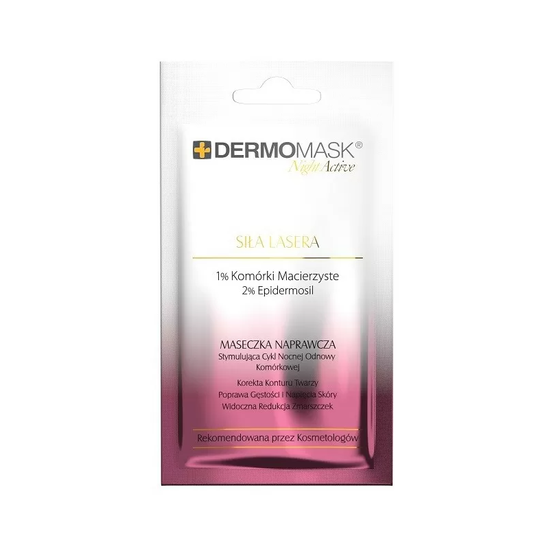 L'biotica Dermomask Night Activ Neuro Odmładzanie Maseczka naprawcza do twarzy 12ml