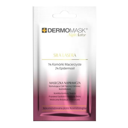 L'biotica Dermomask Night Activ Neuro Odmładzanie Maseczka naprawcza do twarzy 12ml