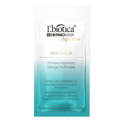 L'biotica Dermomask Night Activ Eksfoliacja Maseczka naprawcza na noc 12ml