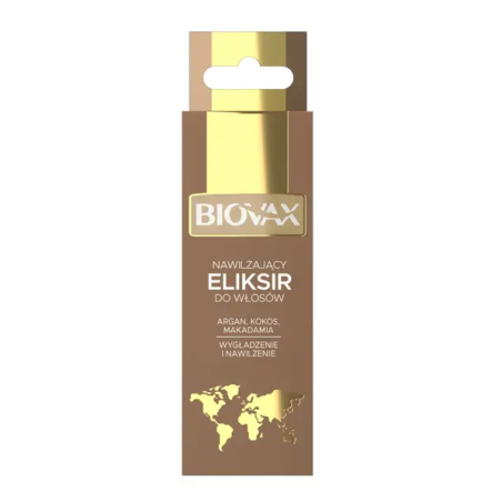 Biovax Eliksir Olejek do włosów Argan Kokos Makadamia 15ml