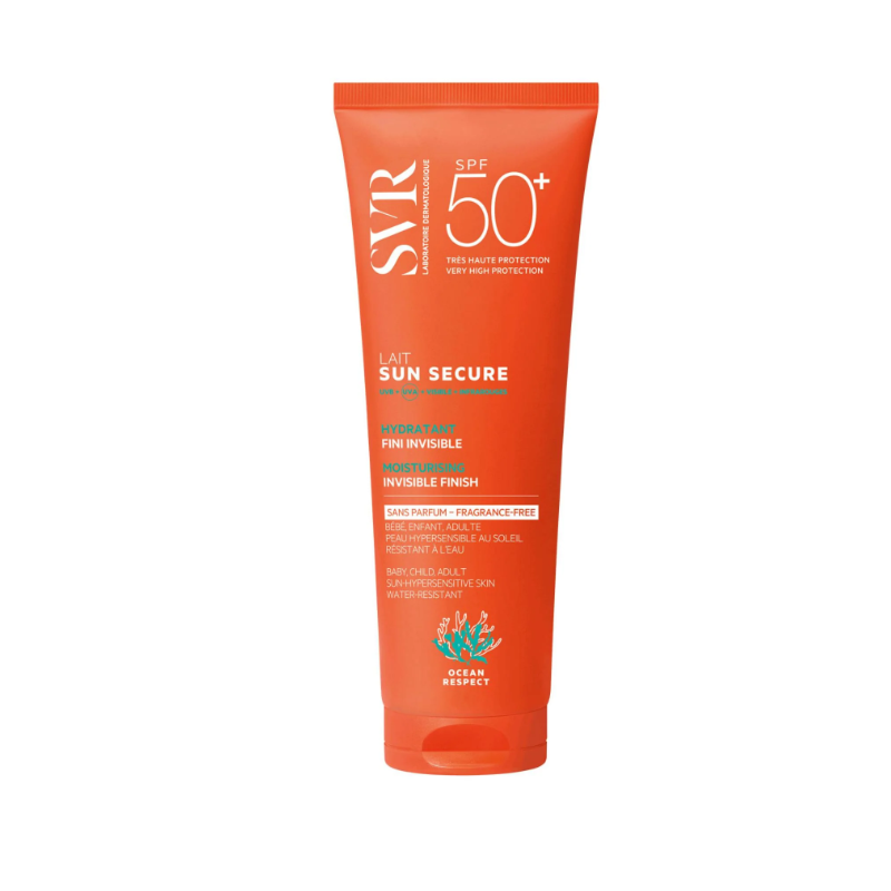 SVR Sun Secure Lait Sant Perfume SPF50+ nawilżające mleczko ochronne 250ml