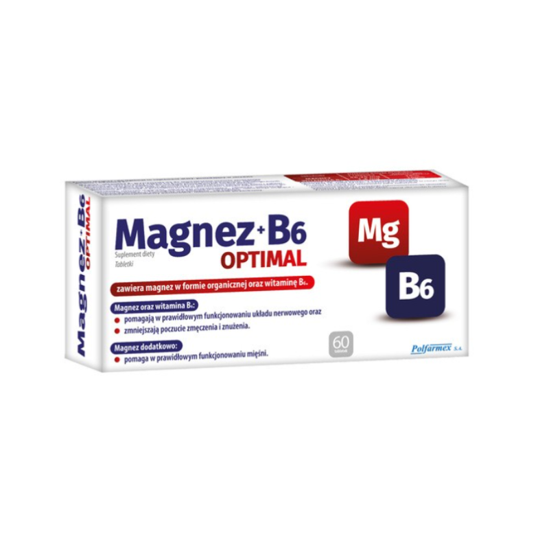 Magnez+B6 Optimal 60 tabletek