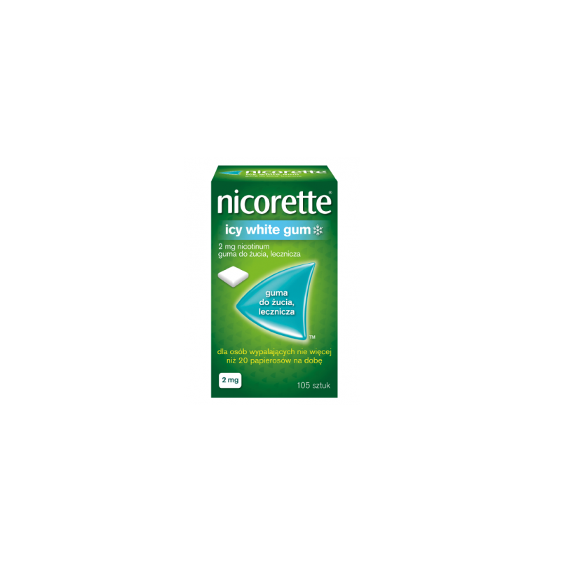 NICORETTE Icy White 2 mg 105 sztuk