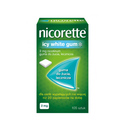 NICORETTE Icy White 2 mg 105 sztuk