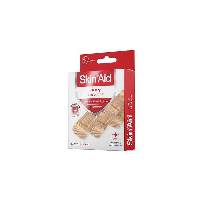 Skin Aid Plastry wodoodporne 12 sztuk