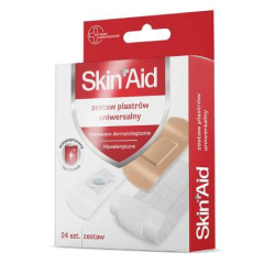 Skin Aid Zestaw plastrów uniwersalnych 24 sztuk