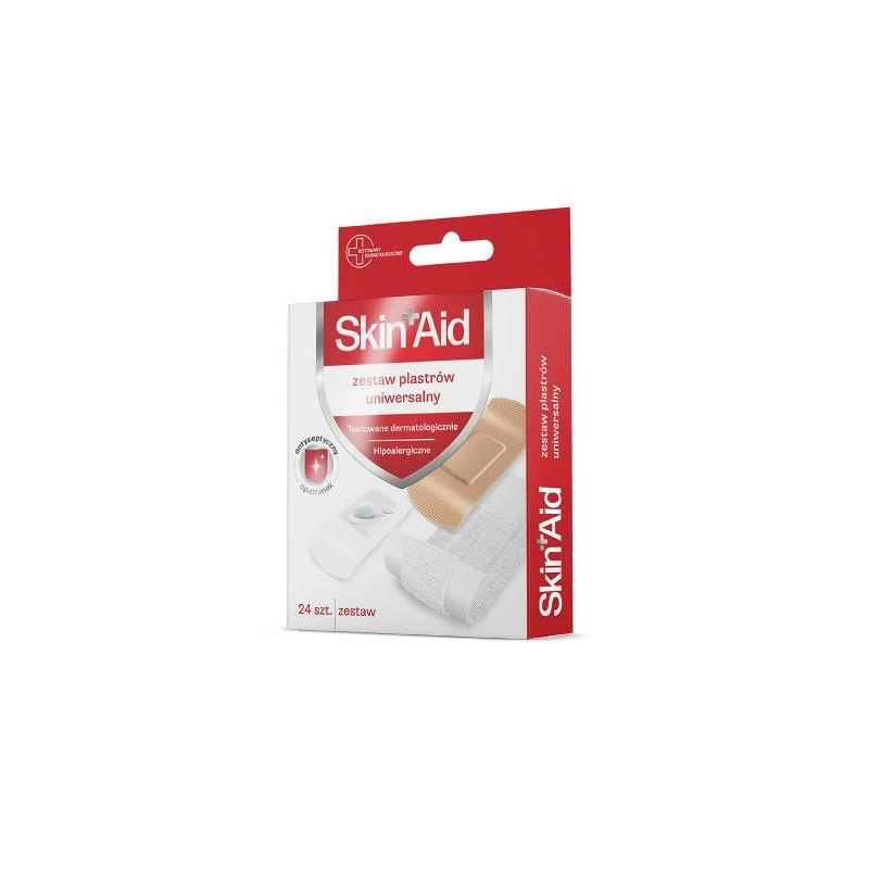 Skin Aid Zestaw plastrów uniwersalnych 24 sztuk