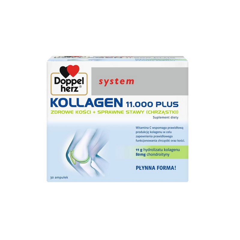 Doppelherz system KOLLAGEN 11.000 PLUS 30 ampułek po 25ml