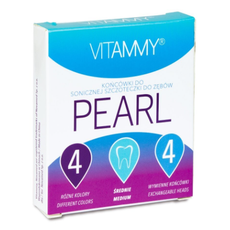 VITAMMY Pearl Końcówki do szczoteczki sonicznej 4 sztuki