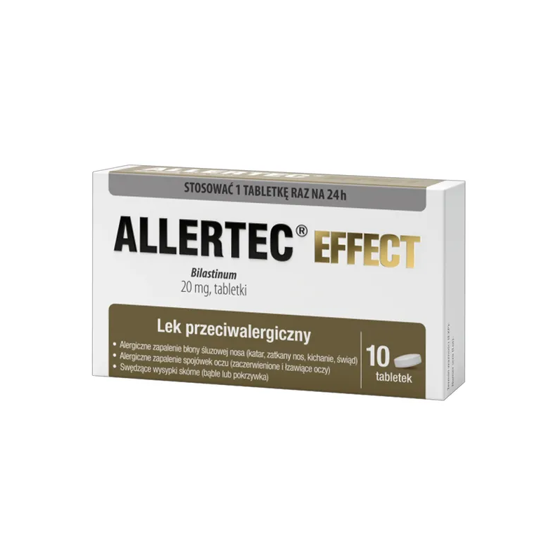 Allertec Effect 20 mg 10 tabletek