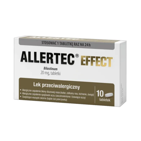 Allertec Effect 20 mg 10 tabletek