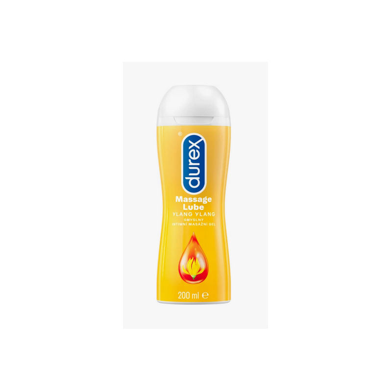 Durex Play massage 2 w 1 zmysłowy nawilżający żel intymny i do masażu z uwodzicielskim kwiatem Ylang Ylang 200 ml