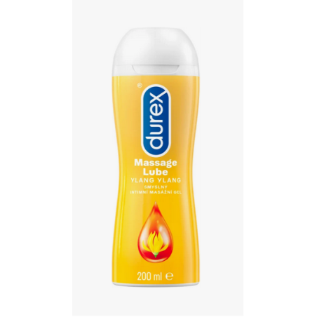 Durex Play massage 2 w 1 zmysłowy nawilżający żel intymny i do masażu z uwodzicielskim kwiatem Ylang Ylang 200 ml