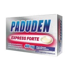 Paduden Express Forte 400 mg 20 kapsułek