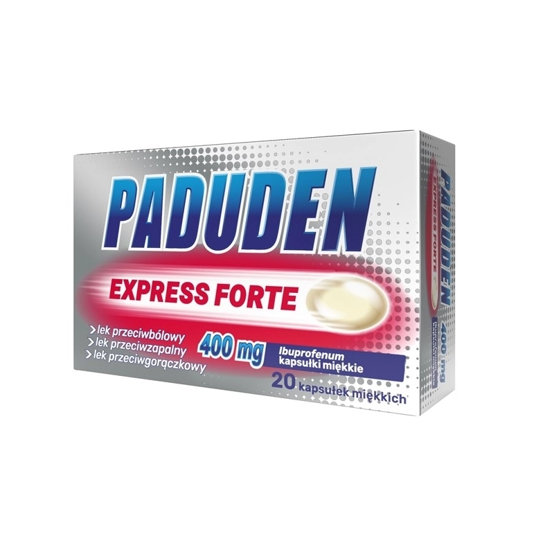 Paduden Express Forte 400 mg 20 kapsułek