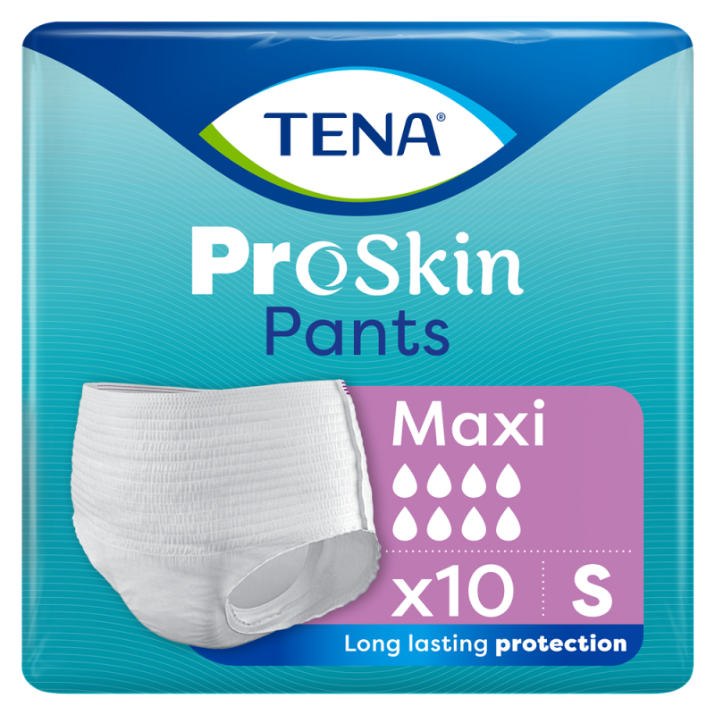 TENA Pants ProSkin Maxi majtki chłonne rozmiar S 10 sztuk