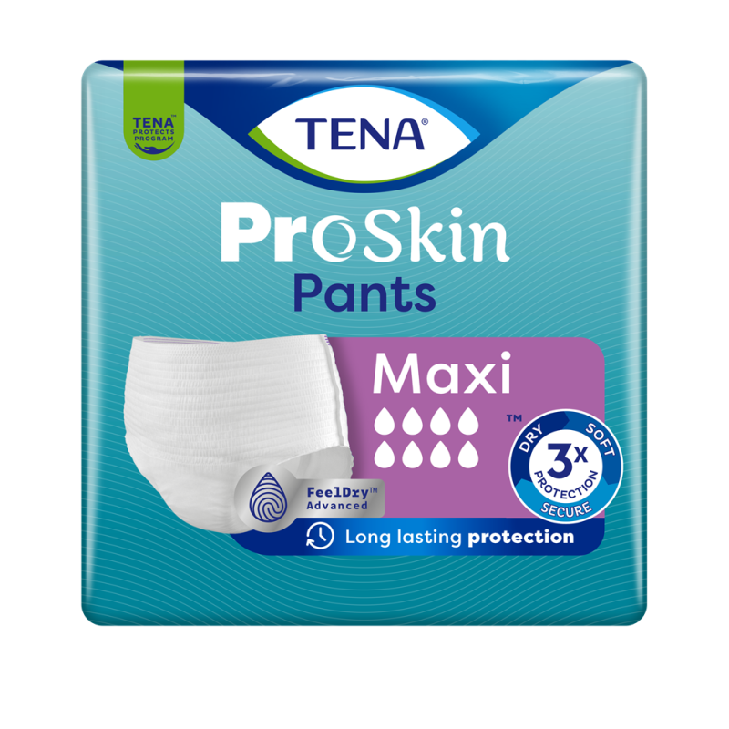 TENA Pants ProSkin Maxi majtki chłonne rozmiar XL 10 sztuk