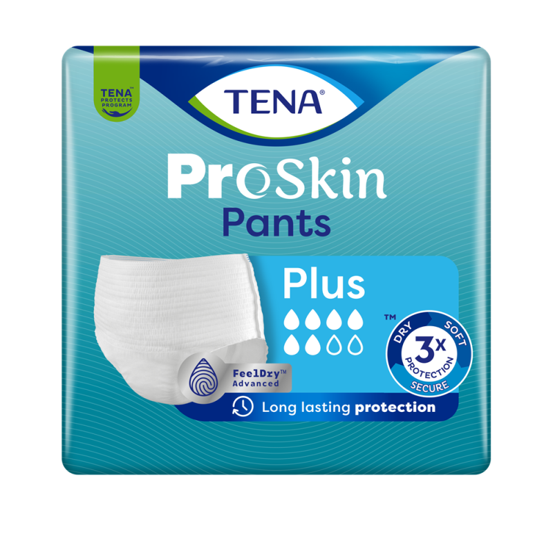 TENA PANTS ProSkin Plus Majtki chłonne rozmiar XL 12 sztuk