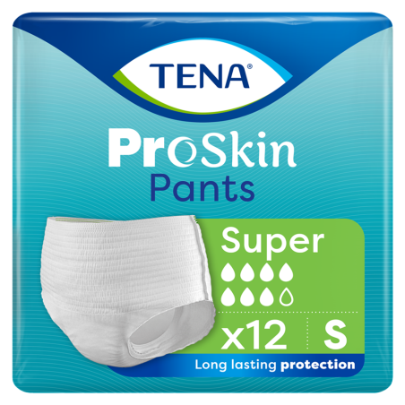 TENA PANTS ProSkin Super Majtki chłonne rozmiar S 12 sztuk