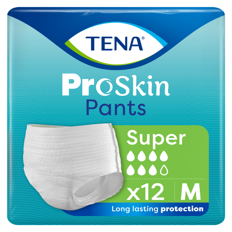 TENA PANTS ProSkin Super Majtki chłonne rozmiar M 12 sztuk