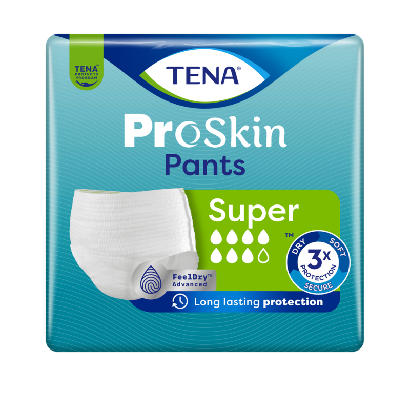 TENA PANTS ProSkin Super Majtki chłonne rozmiar XL 12 sztuk