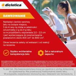 Diclotica przeciwbólowy i przeciwzapalny żel z diklofenakiem 100g