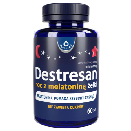 Destresan Noc Z Melatoniną Żelki 60 sztuk