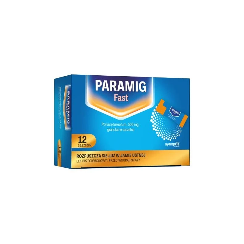 Paramig Fast 500mg 12 saszetek