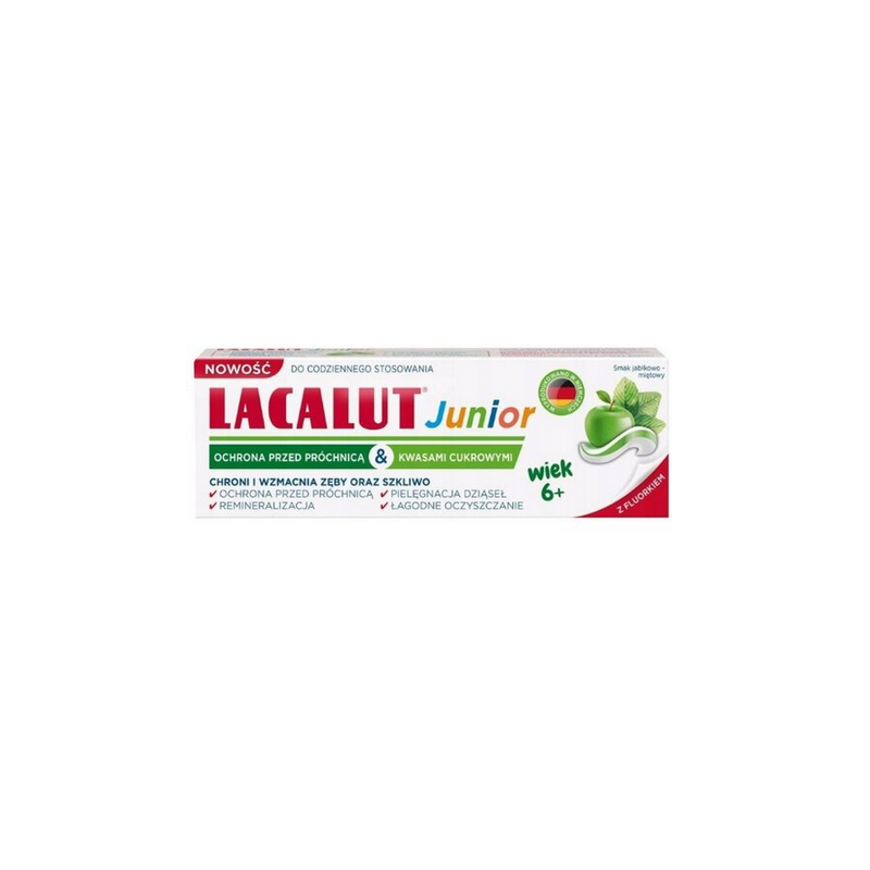 Lacalut Junior pasta do zębów 6+ 55 ml