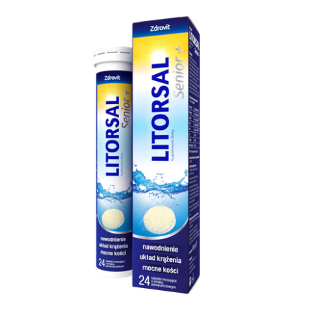 Zdrovit Litorsal Senior+ 24 tabletki musujące