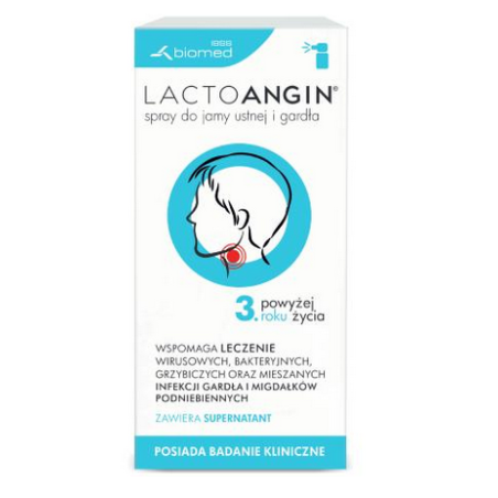 Lactoangin Spray do jamy ustnej i gardła 30g