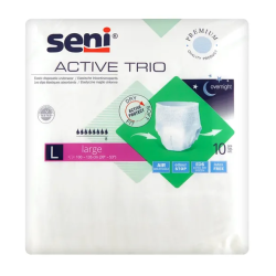 Seni Activ Trio Large elastyczne majtki chłonne L 10 sztuk