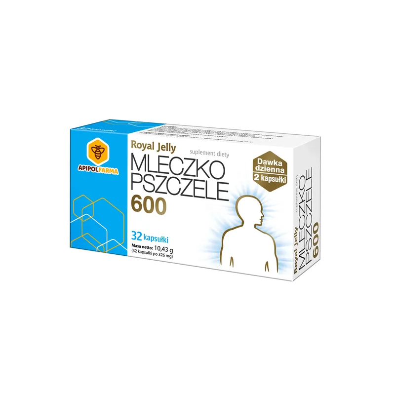 Royal Jelly Mleczko Pszczele 600 32 kapsułki