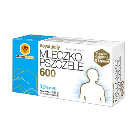 Royal Jelly Mleczko Pszczele 600 32 kapsułki