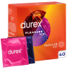 DUREX Pleasure Mix zestaw prezerwatyw 40 sztuk