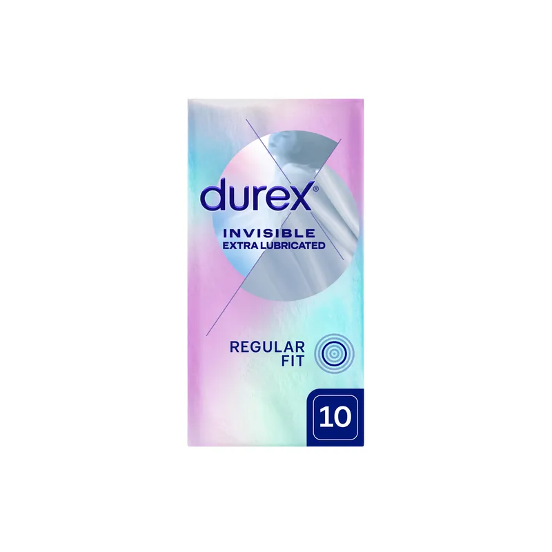 Durex Invisible Prezerwatywy dodatkowo nawilżane 10 sztuk