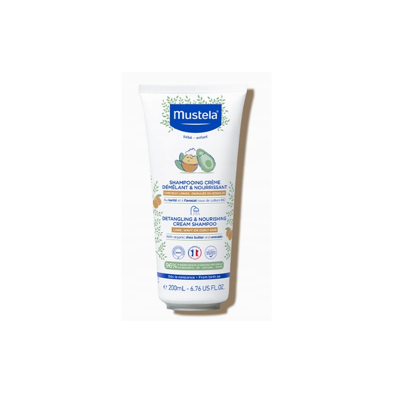 Mustela Bebe Szampon odżywczy ułatwiający rozczesywanie 200ml