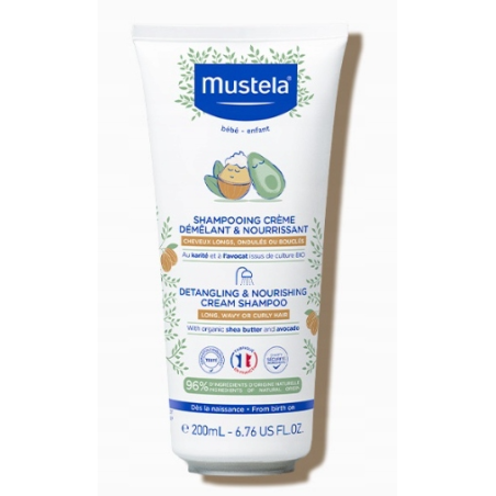 Mustela Bebe Szampon odżywczy ułatwiający rozczesywanie 200ml