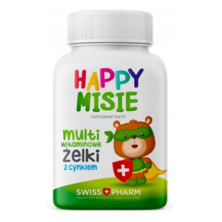 Happy Misie Multiwitaminowe Żelki z cynkiem 150ml