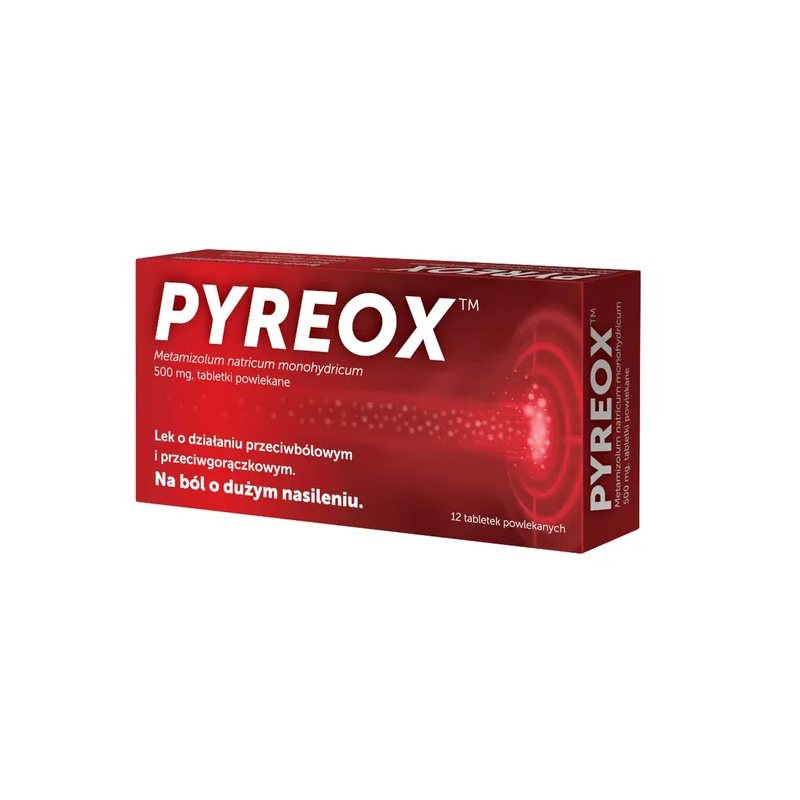 Pyreox 500 mg 12 tabletek powlekanych