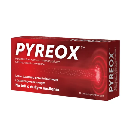 Pyreox 500 mg 12 tabletek powlekanych