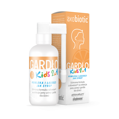 Axobiotic Gardło Kids 2w1 syrop 30ml