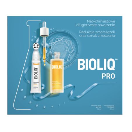 BIOLIQ PRO Intensywne serum pod oczy 15 ml + Intensywne serum nawilżające 30 ml