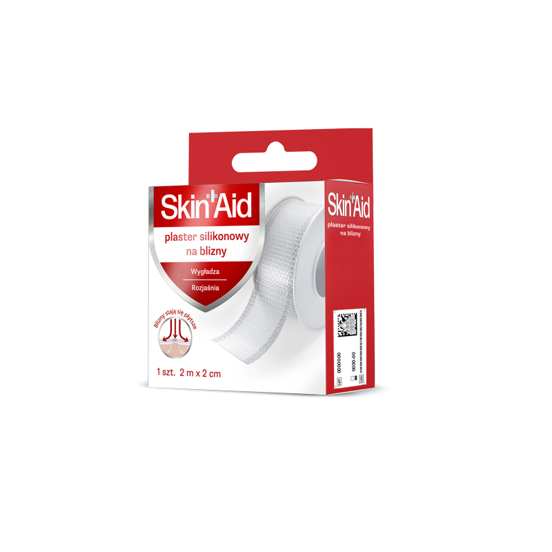 Skin Aid Plaster silikonowy na blizny 2 m x 2 cm