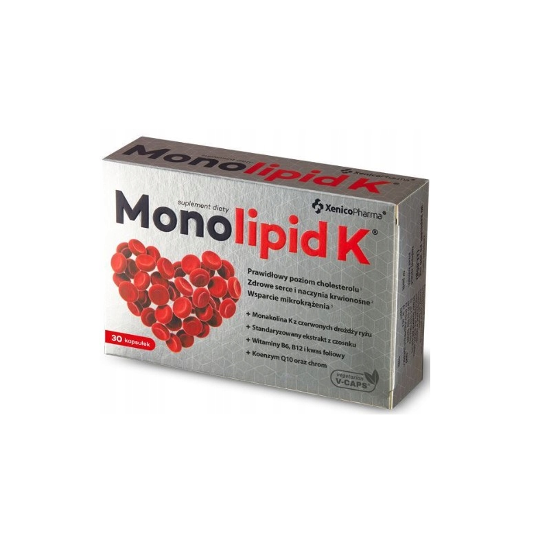 Monolipid K na cholesterol 30 kapsułek