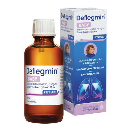 Deflegmin Baby krople 7,5,g/ml 50 ml