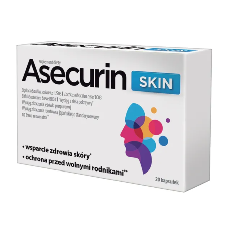 Asecurin Skin 20 kapsułek