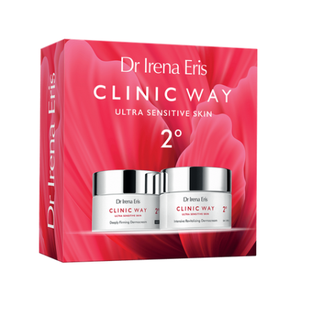 Dr Irena Eris Clinic Way 2° Zestaw Dermokrem Rewitalizujący na dzień SPF20 50ml + Dermokrem Głęboko Ujędrniający na noc 50ml